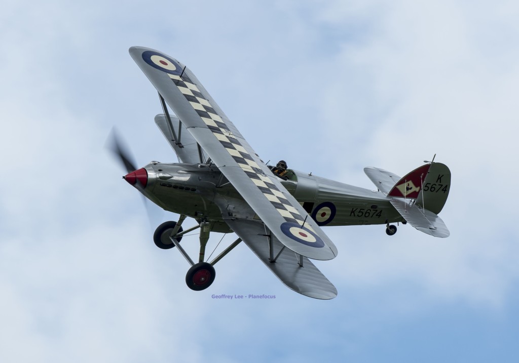 Wing to Wing with a Hawker Fury MKI